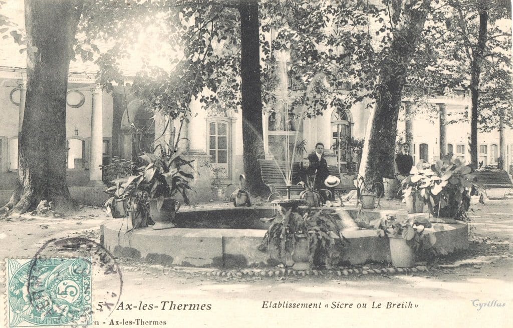 Parc de l'établissement Breilh à Ax-les-Thermes