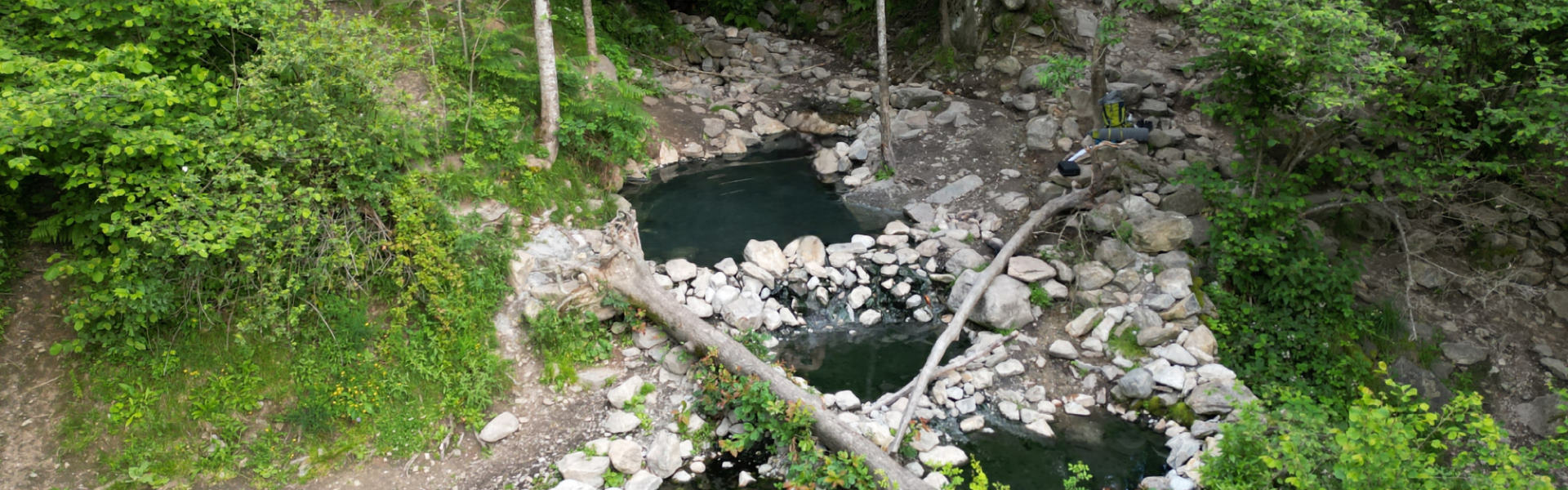 Les sources d'eau chaude sauvages de Mérens-les-Vals en Ariège