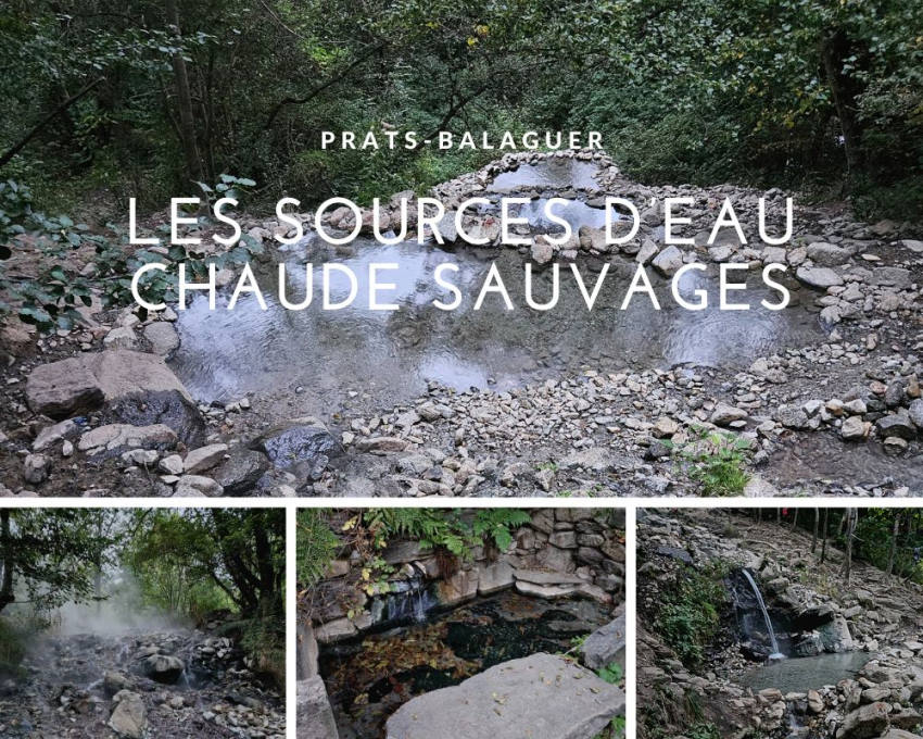 Les sources d'eau chaude sauvages de Prats-Balaguer